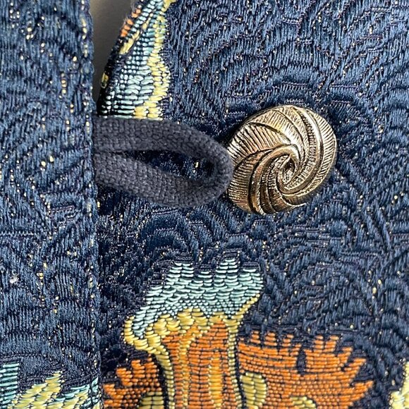 Coldwater Creek Womens Tapestry Brocade Floral Jacket Size 3X Button Blazer - Picture 4 of 15